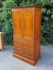 Burr walnut bookcase for sale  CHELMSFORD