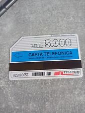 Alfanumerica scheda telefonica usato  Vajont