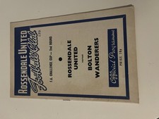 Rossendale united bolton for sale  TRANENT
