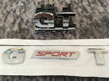 MK5 GOLF GT SPORT EMBLEMAS CROMADOS ESPELHO FRONTAL+TRASEIRO EXCELENTE NOVO ESTOQUE DO REINO UNIDO comprar usado  Enviando para Brazil