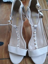Ladies beige stiletto for sale  NANTWICH