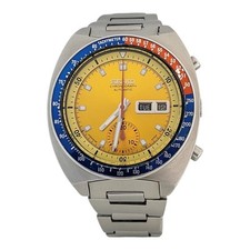 Seiko Pepsi Pogue 6139-6002 relógio cronógrafo automático (funcionando) comprar usado  Enviando para Brazil