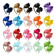 Cabello con Banda Aliceband Niñas Nuevo Lazo Hows Cinta para el Cabello Arco para el Cabello Aro Doble segunda mano  Embacar hacia Mexico
