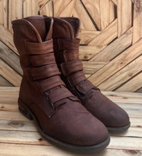 Botas AS 98 Airstep italianas com zíper boho motociclista marrom desgastado tamanho UE 40/EUA 9-9.5 comprar usado  Enviando para Brazil