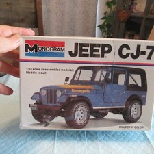 VINTAGE 1977 MONOGRAMA MODELO JEEP CJ-7 RENEGADE 1/24 #2223 LACRADO FECHADO comprar usado  Enviando para Brazil