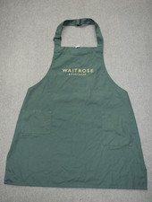 Waitrose green apron for sale  BURGESS HILL
