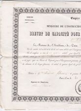 Document empire diplôme d'occasion  Plourivo