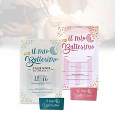 Bigliettini inviti battesimo usato Bigliettini inviti battesimo usato  Giugliano in Campania