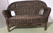 Wooden wicker chair for sale  Wellington