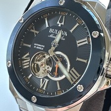 Bulova relógio masculino Marine Star automático prata aço inoxidável 44 mm 98A302 comprar usado Bulova relógio masculino Marine Star automático prata aço inoxidável 44 mm 98A302 comprar usado  Enviando para Brazil