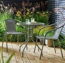 Grey bistro rattan for sale  CHORLEY