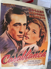 Casablanca film poster for sale  HYDE