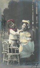 Little boy holding d'occasion  Expédié en Belgium