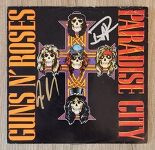 Usado, Disco de vinil Rad Duff McKagan Steven Adler assinado Guns N Roses Paradise City 7" comprar usado Usado, Disco de vinil Rad Duff McKagan Steven Adler assinado Guns N Roses Paradise City 7" comprar usado  Enviando para Brazil