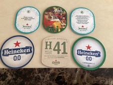 Heineken beermats silver for sale  SOLIHULL