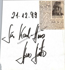 Riginal autogramm hans gebraucht kaufen  Dortmund