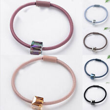Anillo para el cabello de mujer Scrunchie corbata para el cabello banda para el cabello banda de goma colorida✿ segunda mano  Embacar hacia Mexico