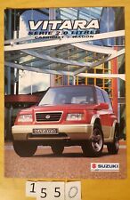 SUZUKI VITARA SERIE 2.0 LITRES CABRIOLET / WAGON Prospectus Suisse 6 pages Fr 97 comprar usado  Enviando para Brazil