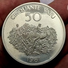 Vanuatu vatu 1981 usato  Roma