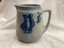 Pincel antigo McCoy? Jarro de grés azul e branco holandês beijando menino e menina comprar usado  Enviando para Brazil