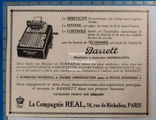 1922 barrett real d'occasion  Expédié en Belgium