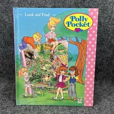 Vintage Polly Pocket Look & Find Hardcover Book by Colete Moran 1996 Bluebird comprar usado  Enviando para Brazil