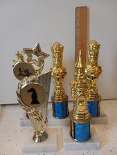 Lot trophies 8.5 for sale  Poultney