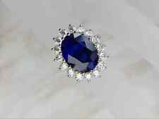 Bague ovale saphir d'occasion  Expédié en France