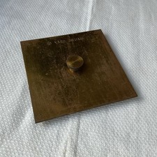 Vintage brass square for sale  BURY ST. EDMUNDS