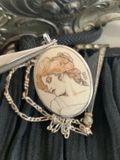 Jugendstil anhänger miniaturm gebraucht kaufen  Kiebitzreihe