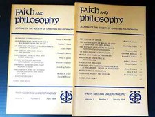 Faith and Philosophy: Journal of the Society of Christian Philosophers (1984), używany na sprzedaż  PL