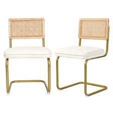 2 dining wicker chairs metal for sale  Brentwood
