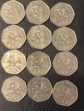 50p coins job for sale  LUTTERWORTH