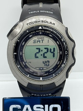 Vintage Casio ProTrak PRG-120 Relógio Solar Sensor Duplo Bússola Alti-Baro Thermom comprar usado  Enviando para Brazil