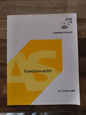 Familienrecht alpmann schmidt gebraucht kaufen  Mendig