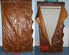 Pvc wardrobe brown for sale  LONDON