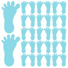  Plantilla adhesiva de pared para pies pequeños de 24 piezas para niños pequeños segunda mano  Embacar hacia Mexico