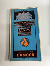 roteiro vintage Ordanance survey contornado, de Exmoor, 3. comprar usado  Enviando para Brazil