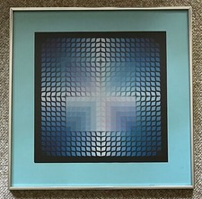 Vintage victor vasarely for sale  Belleville