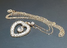 Collana cuore bronzo usato  Latina