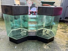 Double hexagon aquarium for sale  SHILDON