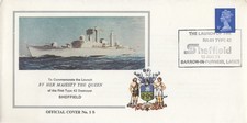 Hms sheffield launch for sale  SOUTHALL
