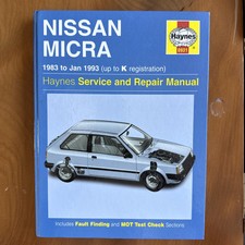 Haynes nissan micra for sale  LONDON