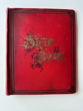 LIVRO DE RECORTES VITORIANO ANTIGO C1890S, 26 páginas com belos cortes de matriz comprar usado  Enviando para Brazil