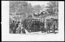 1874 antique print for sale  ASHFORD