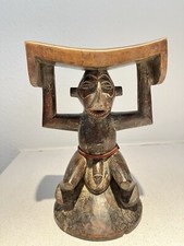 Yaka wooden headrest d'occasion  Expédié en Belgium