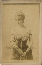 Hermoso Actriz Ada Rehan Antigüedad Gabinete Foto comprar usado  Enviando para Brazil