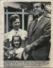 1969 Press Photo Presidente Nixon, Rose Mary Woods e sobrinha Rose Mary, Casa Branca comprar usado  Enviando para Brazil