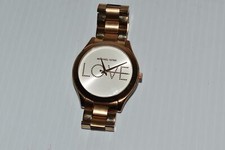 Relógio feminino Michael Kors MK3804 Slim Runway Love pulseira tom ouro rosa (EWP54) comprar usado  Enviando para Brazil