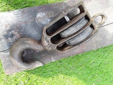 Vintage block tackle for sale  WINCHELSEA